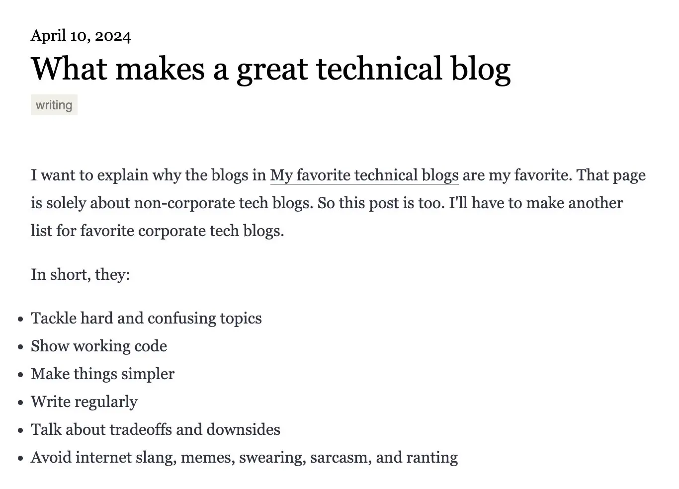 让技术博客脱颖而出的秘诀