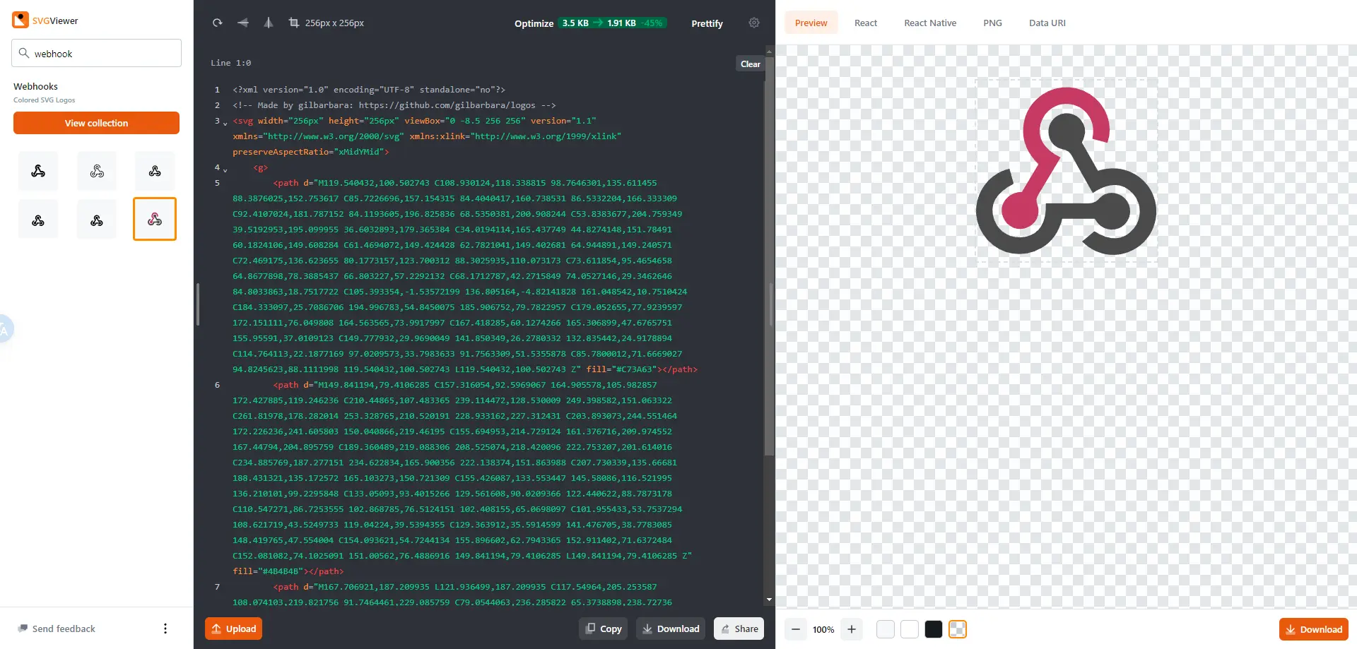 SVG 查看器 – 查看、编辑和优化